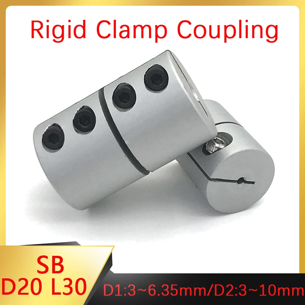 Rigid Coupling D20L30 Stepper Servo Motor High Torque Ball Screw Clamping Aluminum Encoder Inner Hole 3/5/6.35/8/10mm Engraving
Rigid Coupling D20L30 Stepper Servo Motor High Torque Ball Screw Clamping Aluminum Encoder Inner Hole 3/5/6.35/8/10mm Engraving