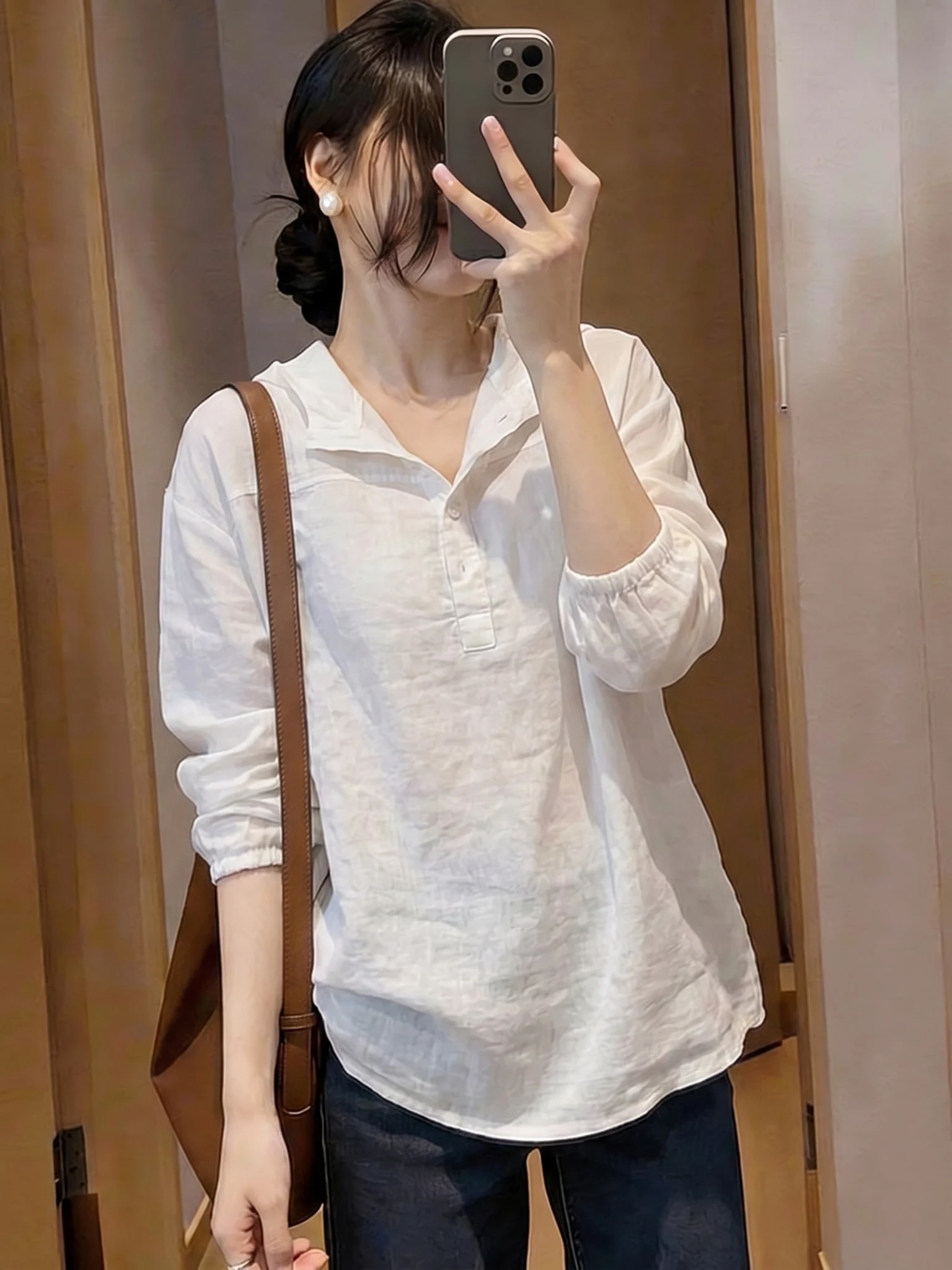 Lightweight Cotton Linen Short Sleeve Shirt Women's Summer New plus Size Lazy Style Top Hooded Shoulder Length Commute Style
Lightweight Cotton Linen Short Sleeve Shirt Women's Summer New plus Size Lazy Style Top Hooded Shoulder Length Commute Style