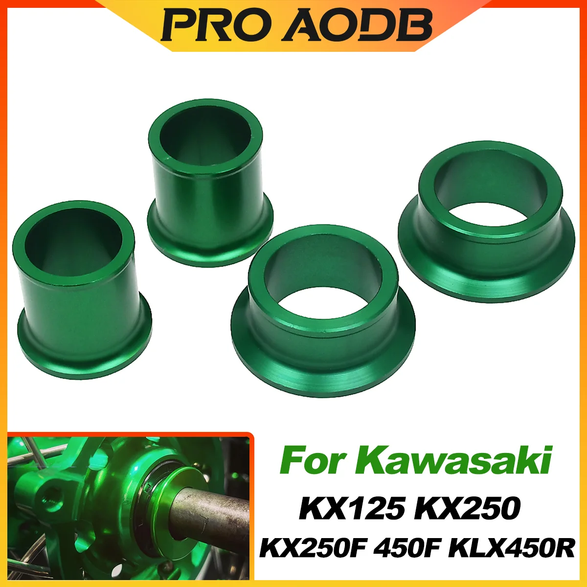 Motorcycle CNC Front Rear Wheel Axle Hub Spacer Kit For Kawasaki KX125 KX250 KX250F KX450F KLX450R KX KLX 125 250 450 450R
Motorcycle CNC Front Rear Wheel Axle Hub Spacer Kit For Kawasaki KX125 KX250 KX250F KX450F KLX450R KX KLX 125 250 450 450R