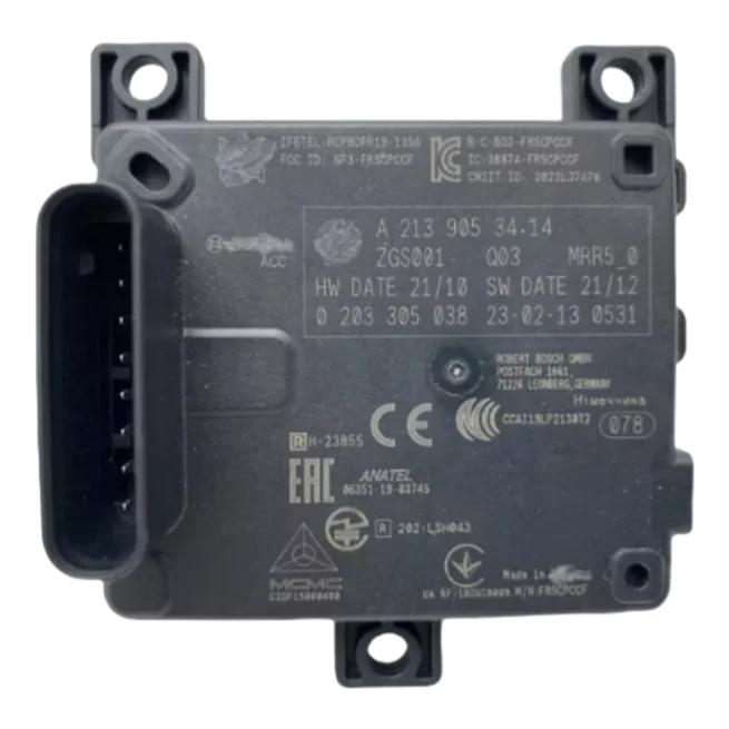 Mercedes Radar Sensor Distronic ACC Distance Radar Radar A2139053414 A213 905 3414
Mercedes Radar Sensor Distronic ACC Distance Radar Radar A2139053414 A213 905 3414