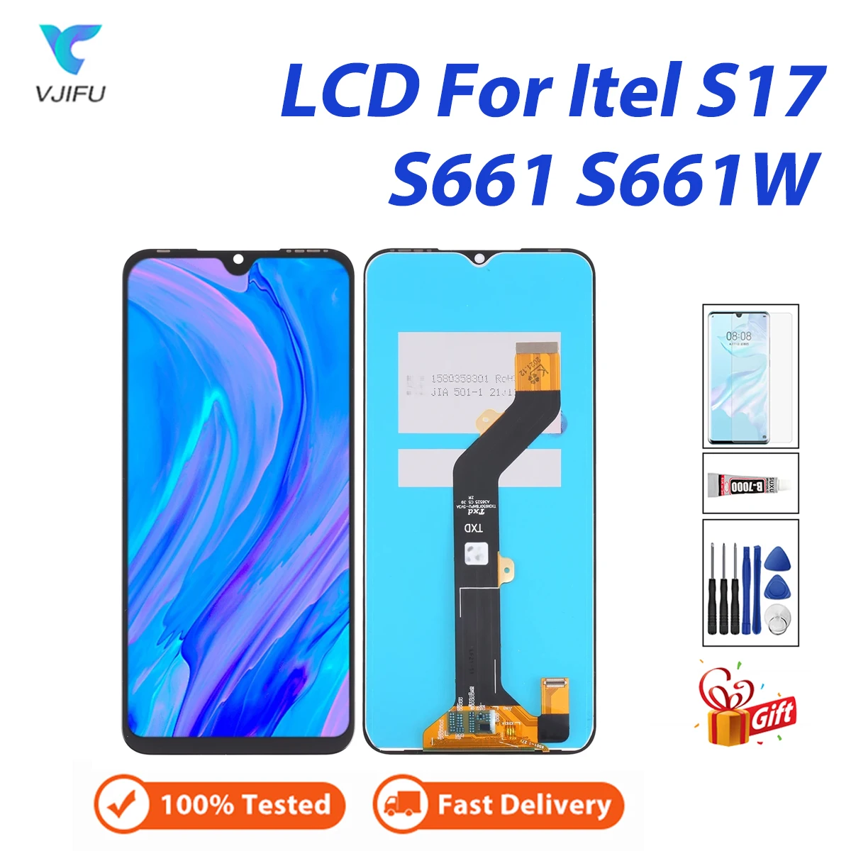 TFT LCD для Itel S17 дисплей сенсорный экран S661 S661W Замена Высокое качество 100% Протестировано без битых пикселей Ремонт Запчасти изменение
TFT LCD для Itel S17 дисплей сенсорный экран S661 S661W Замена Высокое качество 100% Протестировано без битых пикселей Ремонт Запчасти изменение