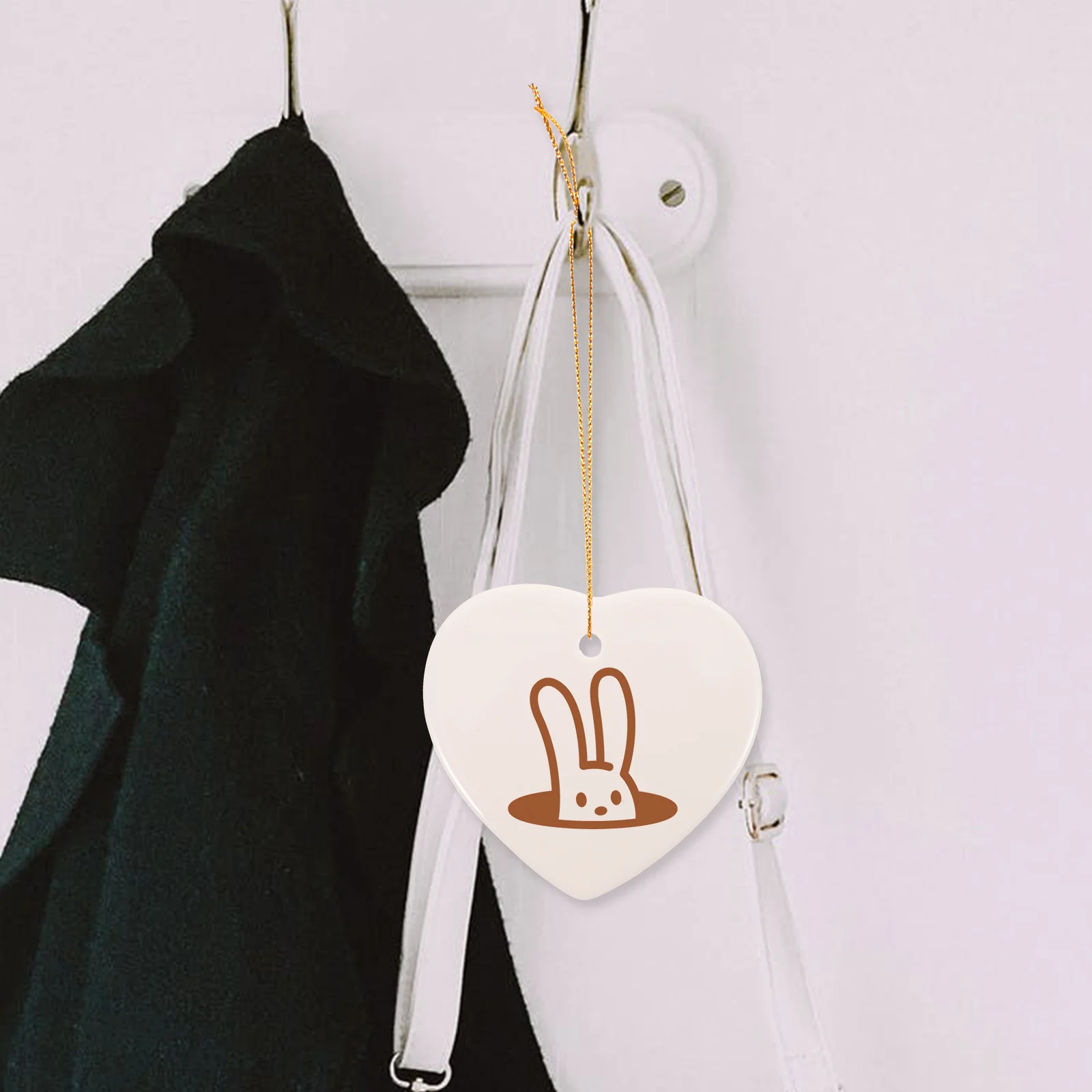 3Pcs Heart Ceramic Pendants Blank DIY Craft Tags for Drawing Painting Home Office Decor Gift Hanging Ornaments 
3Pcs Heart Ceramic Pendants Blank DIY Craft Tags for Drawing Painting Home Office Decor Gift Hanging Ornaments