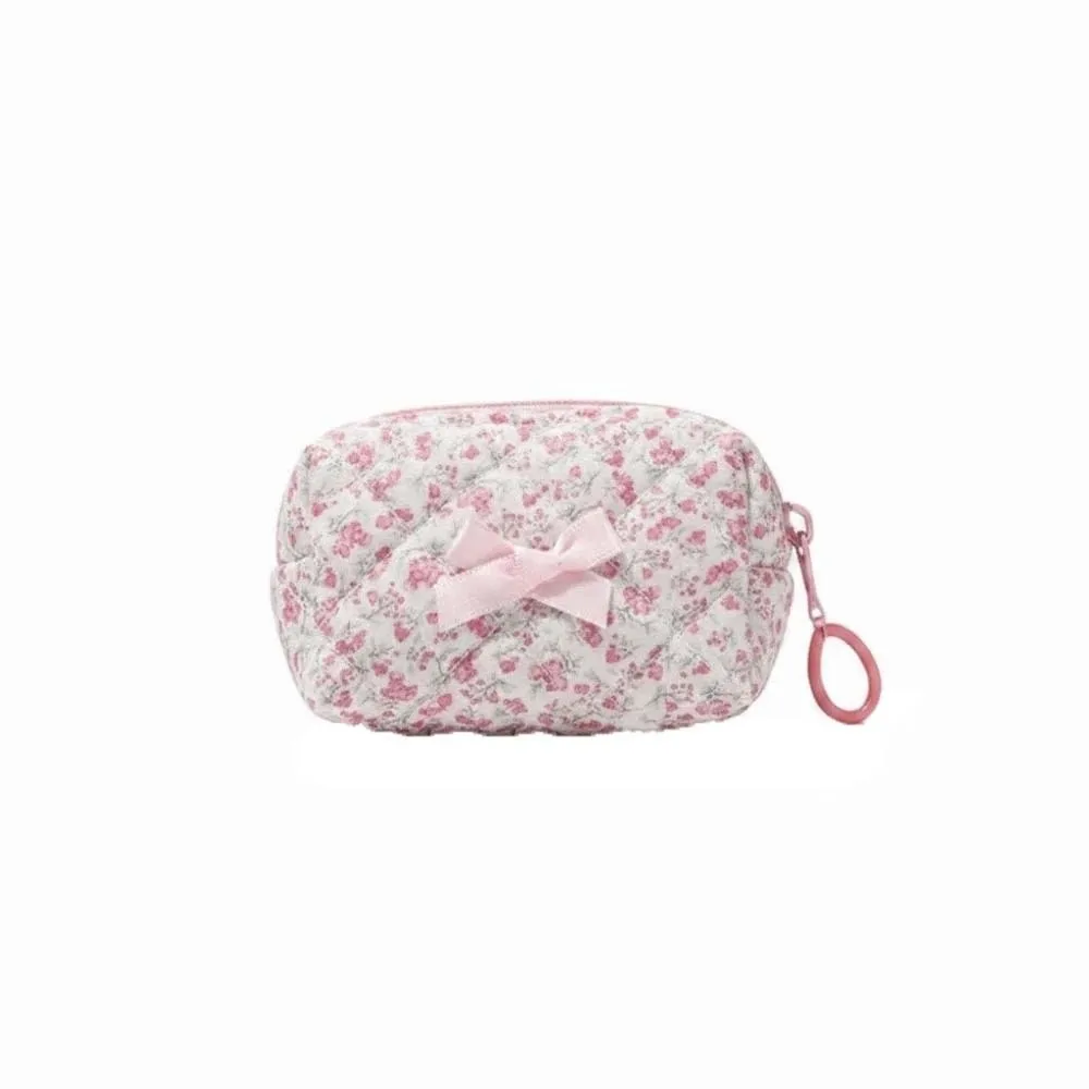 Embroidered Bowknot Mini Makeup Bag Quilted Lattice Soft Cotton Earphone Storage Case Zipper Closure Multi Patterns
Embroidered Bowknot Mini Makeup Bag Quilted Lattice Soft Cotton Earphone Storage Case Zipper Closure Multi Patterns