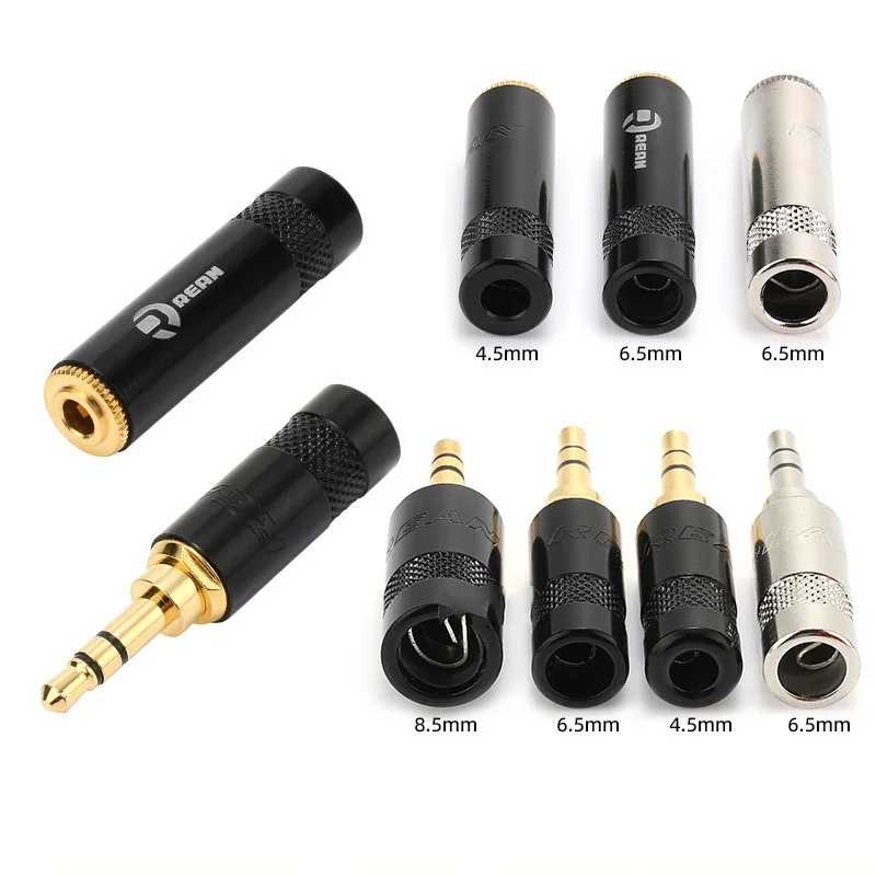 Gold-Plated Stereo Welding Jack 3.5mm 3 Pole Female Plug 1/8″ Headphone Notebook Microphone Audio Interface Extension Cable Plug
Gold-Plated Stereo Welding Jack 3.5mm 3 Pole Female Plug 1/8″ Headphone Notebook Microphone Audio Interface Extension Cable Plug