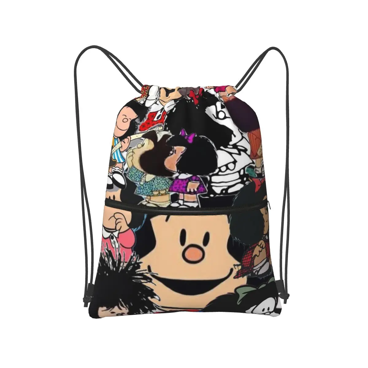 Mafalda Backpacks Fashion Drawstring Bags Sundries Bag Book Bags for Travel Students
Mafalda Backpacks Fashion Drawstring Bags Sundries Bag Book Bags for Travel Students