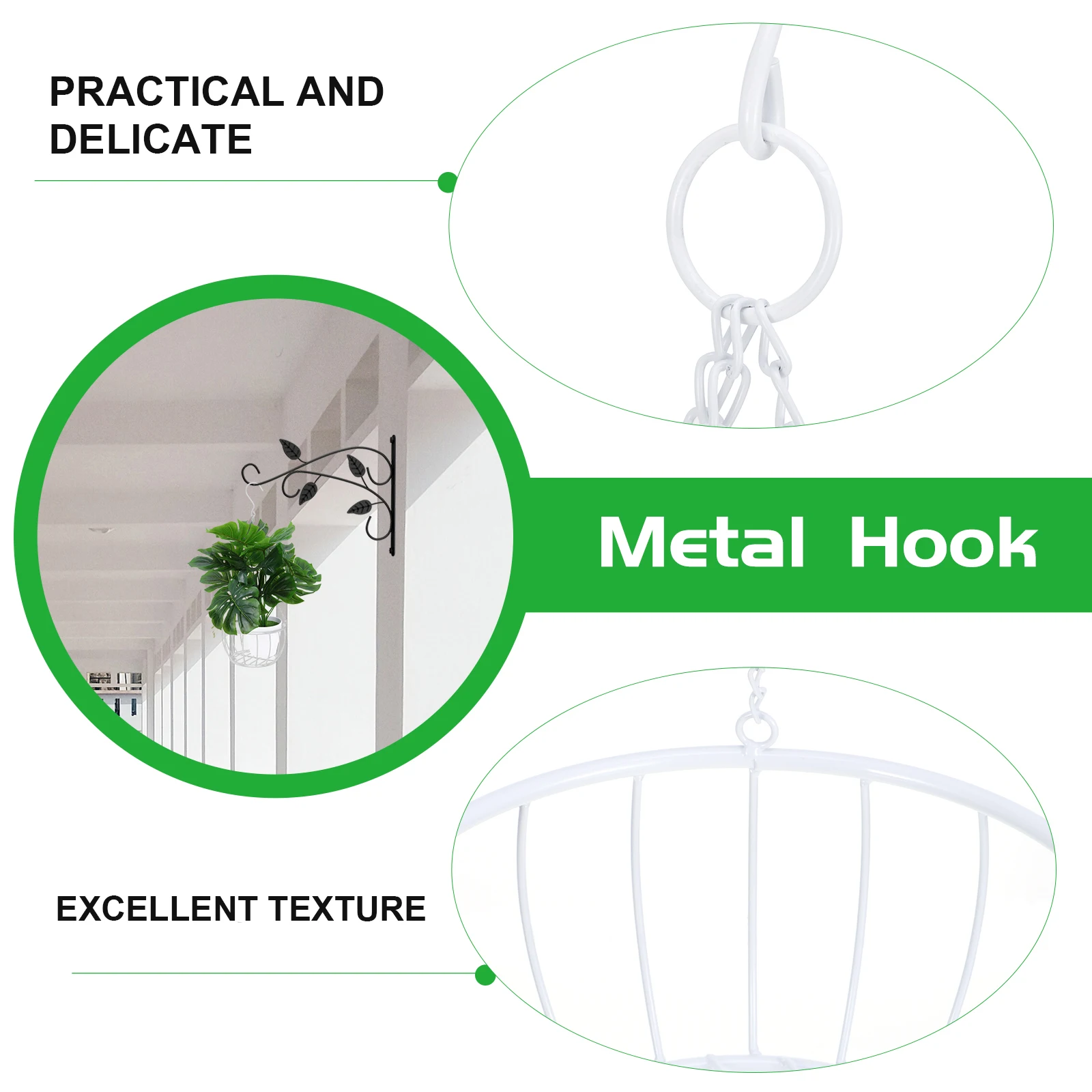 Iron Hanging Flower Pot White Medium Durable Planter Basket Home Decor Indoor Plant Holder Suitable Courtyard Balcony Kitchen
Iron Hanging Flower Pot White Medium Durable Planter Basket Home Decor Indoor Plant Holder Suitable Courtyard Balcony Kitchen