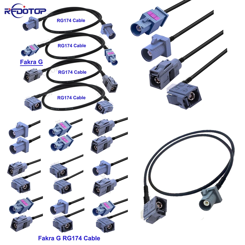 1Pcs Fakra G Male/Female to Fakra G Connector Fakra G Type RG174 RF Coaxial Extension Cable 10CM-12M
1Pcs Fakra G Male/Female to Fakra G Connector Fakra G Type RG174 RF Coaxial Extension Cable 10CM-12M