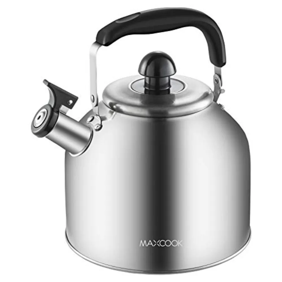 4.2 Quart/4L Stainless Steel Whistling Tea KettleBrushed Satin Suitable to Boiling Water and Tea on Induction Stove Gas Stove T
4.2 Quart/4L Stainless Steel Whistling Tea KettleBrushed Satin Suitable to Boiling Water and Tea on Induction Stove Gas Stove T