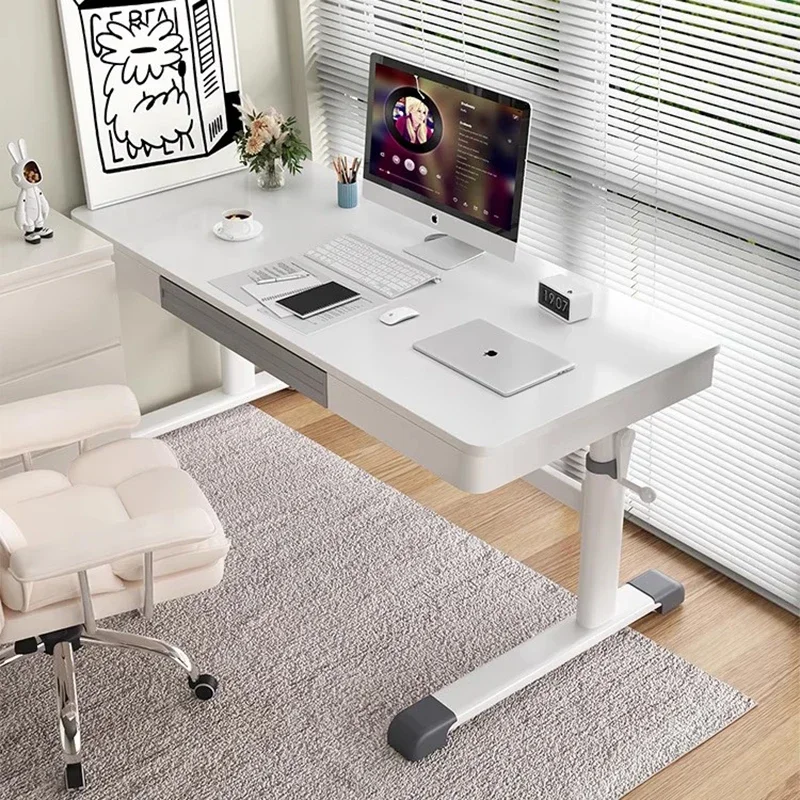 Adjustable Lift Office Desk Floor Bedroom Standing Storage Computer Desks Drawers Luxury Mesa De Computador Modern Furniture
Adjustable Lift Office Desk Floor Bedroom Standing Storage Computer Desks Drawers Luxury Mesa De Computador Modern Furniture