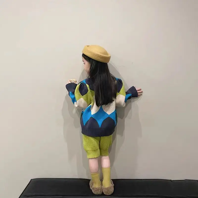 Two Piece Set Of Contrasting Color Sweaters For Boys And Girls For Autumn And Winter 2025 New Knitwear For Babies And Children
Two Piece Set Of Contrasting Color Sweaters For Boys And Girls For Autumn And Winter 2025 New Knitwear For Babies And Children