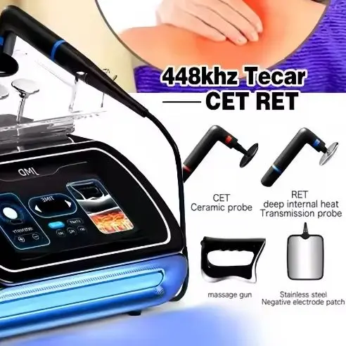 3 in 1 448kHz Tecar Therapy Machine RET CET Diathermy Device for Body Slimming and Pain Relief
3 in 1 448kHz Tecar Therapy Machine RET CET Diathermy Device for Body Slimming and Pain Relief