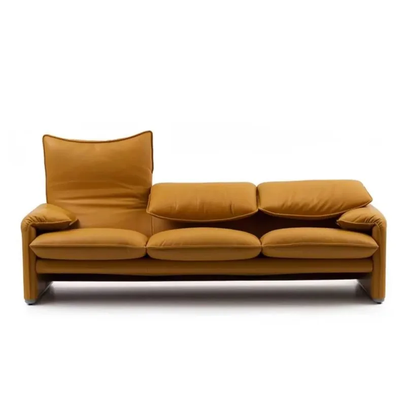 Sofa straight row fabric living room light luxury combination
Sofa straight row fabric living room light luxury combination