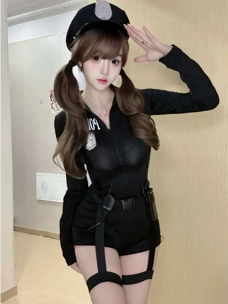 Sleeve Sexy Long Bodysuit Mature Female Cosplay, Sexy Nightlife Uniform Tempting Female Lace Romper Sweet Slim Korean Women DKC2
Sleeve Sexy Long Bodysuit Mature Female Cosplay, Sexy Nightlife Uniform Tempting Female Lace Romper Sweet Slim Korean Women DKC2