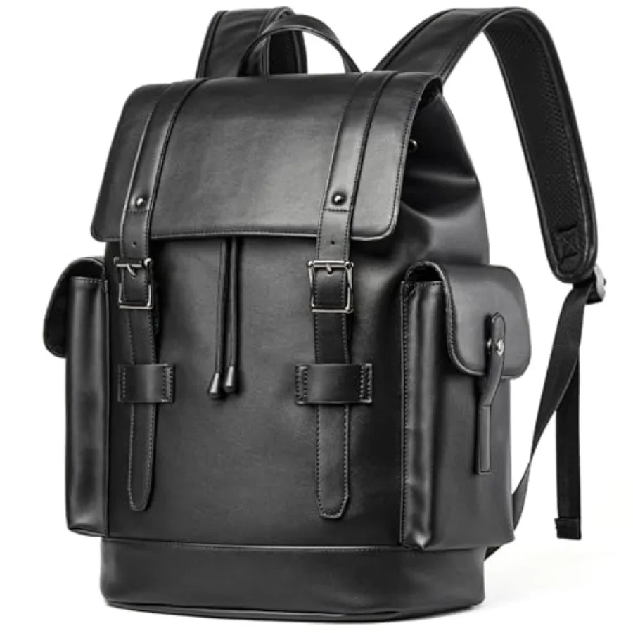 Leather Backpack Waterproof Fit 15.6 Inch Laptop Vintage Drawstring Design Large Capacity Travel Sports Outdoor Casual Black Me
Leather Backpack Waterproof Fit 15.6 Inch Laptop Vintage Drawstring Design Large Capacity Travel Sports Outdoor Casual Black Me