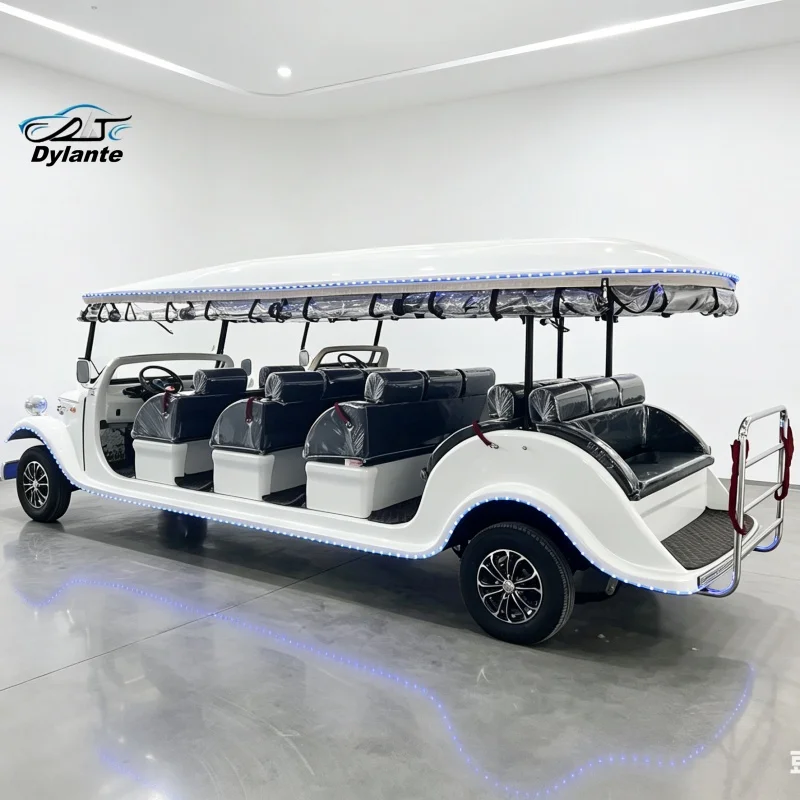 14 Seats Mini 72V Lithium Battery Electric Cart Vintage Classic Sightseeing Cars Best 5000w Electric Golf Carts
14 Seats Mini 72V Lithium Battery Electric Cart Vintage Classic Sightseeing Cars Best 5000w Electric Golf Carts