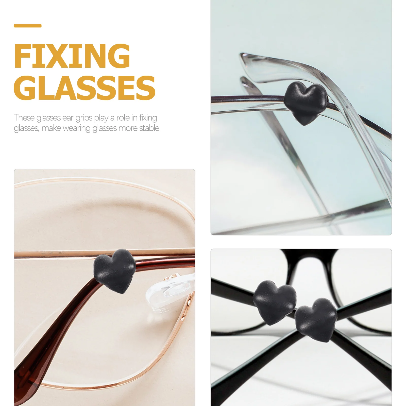 20Pcs Silicone Glasses Ear Grips Anti Slip Retainers for Eyeglasses and Sunglasses Stay in Place All Day Glasses Ear Grip
20Pcs Silicone Glasses Ear Grips Anti Slip Retainers for Eyeglasses and Sunglasses Stay in Place All Day Glasses Ear Grip