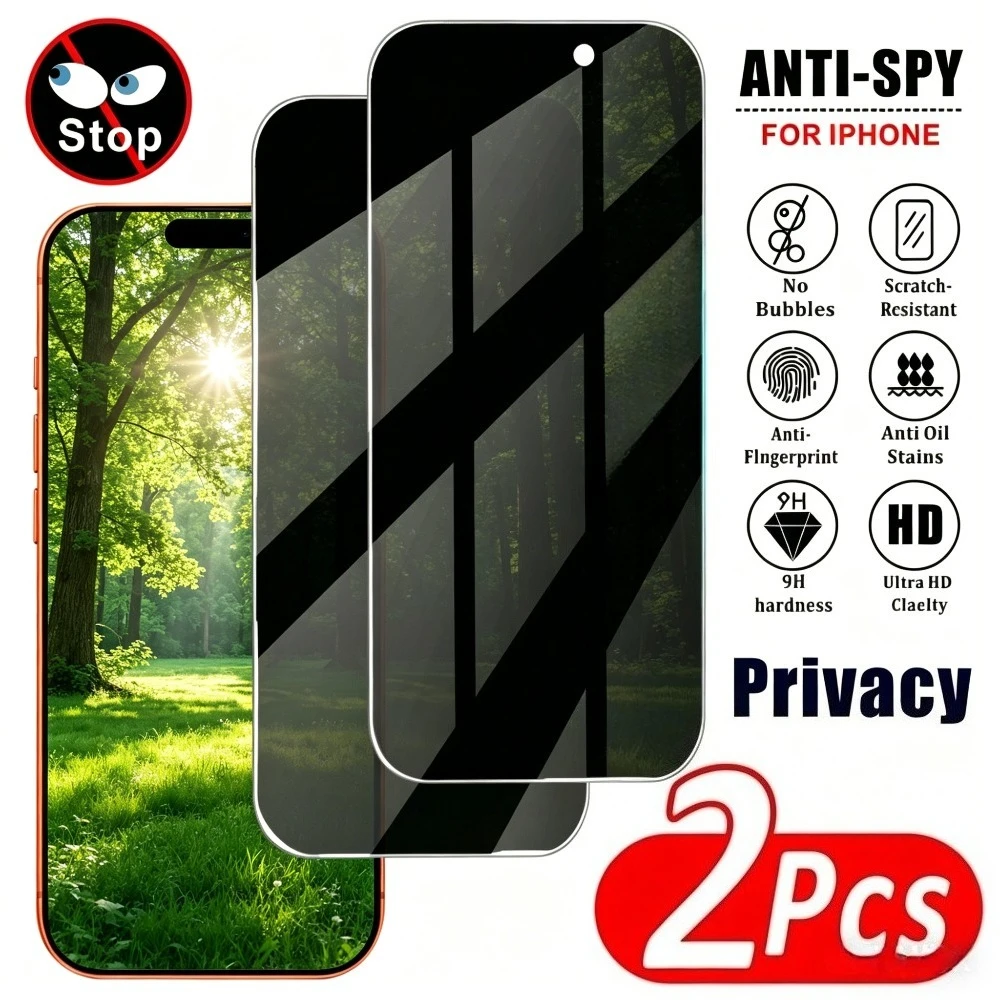 2Pcs Anti Spy Full Screen Protector for iPhone 17 16 15 14 Pro Max Air 17e 16e 13 12 11 Pro 16 15 14 Plus Frosted Tempered Glass
2Pcs Anti Spy Full Screen Protector for iPhone 17 16 15 14 Pro Max Air 17e 16e 13 12 11 Pro 16 15 14 Plus Frosted Tempered Glass