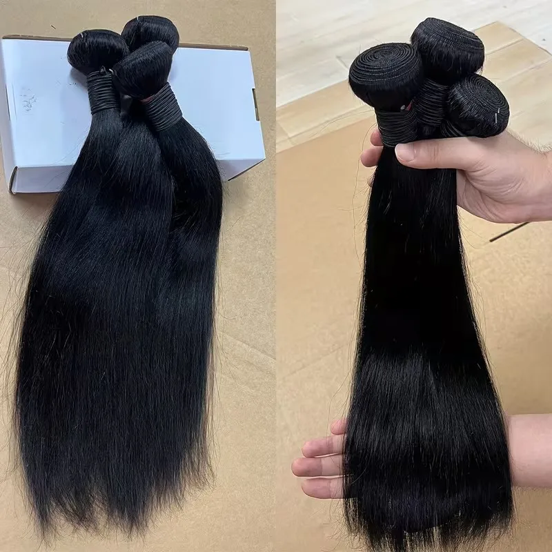 Straight Bundles Human Hair Natural Black Brazilian Remy Hair Extensions 1/3/4 PCS 14-30 Inch Hair Weave Bundles
Straight Bundles Human Hair Natural Black Brazilian Remy Hair Extensions 1/3/4 PCS 14-30 Inch Hair Weave Bundles