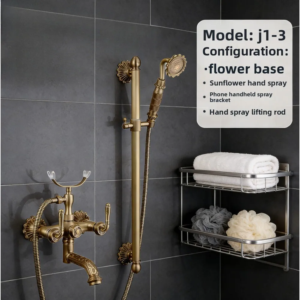 Antique copper shower set,French brass antique bath faucet
Antique copper shower set,French brass antique bath faucet