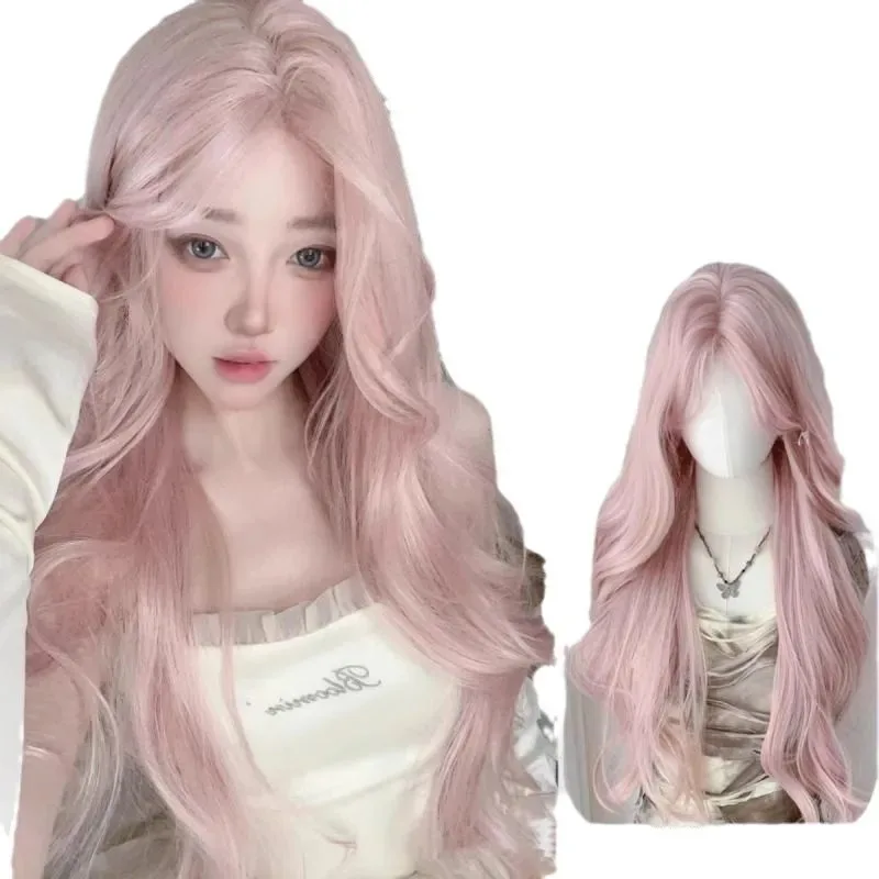 Synthetic Long Wavy Pink Wig Hair Wire Center Split Wig Costume For Women Cosplay Daily Wear Daily Natural Smooth Wigs Gifts
Synthetic Long Wavy Pink Wig Hair Wire Center Split Wig Costume For Women Cosplay Daily Wear Daily Natural Smooth Wigs Gifts