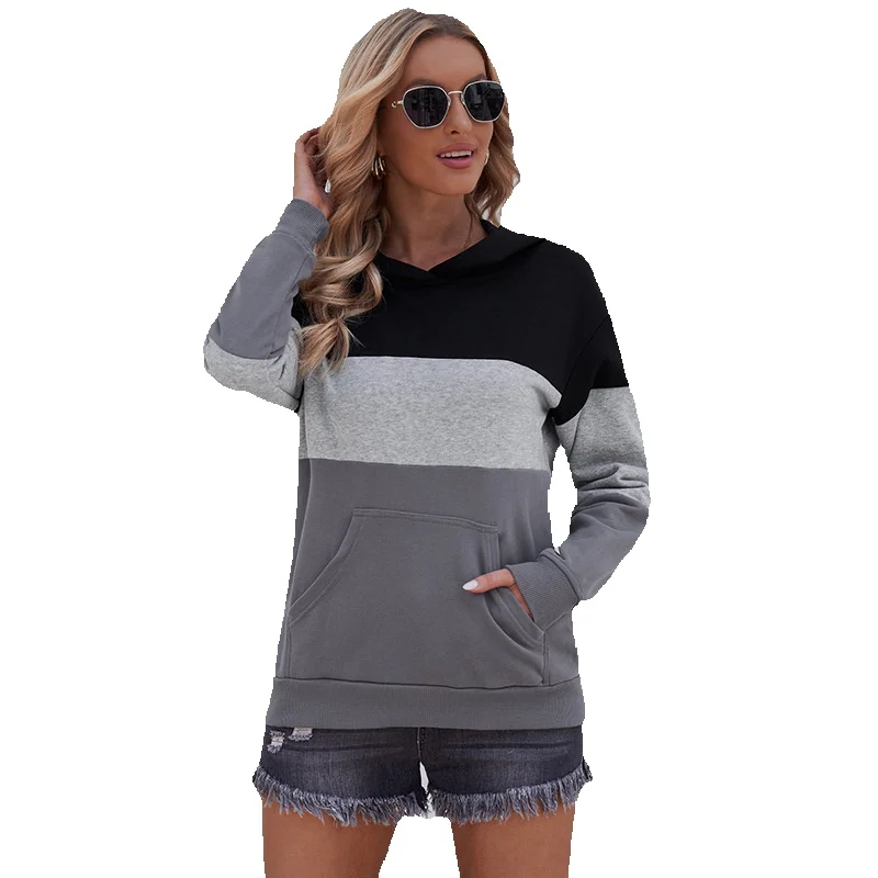 Shi Ying Color Matching Autumn New Hooded Sweater Women's Loose Versatile 25312370
Shi Ying Color Matching Autumn New Hooded Sweater Women's Loose Versatile 25312370