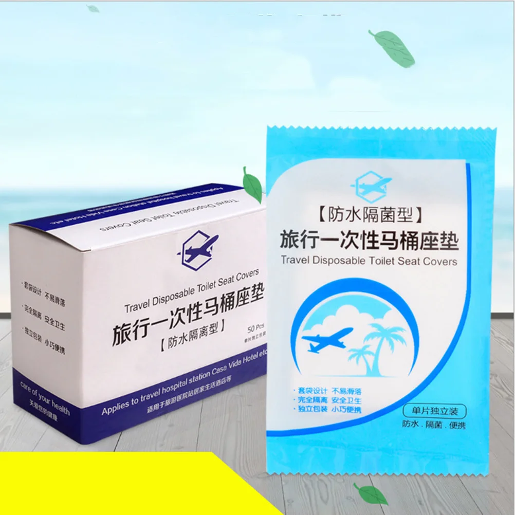 50Pcs Disposable Toilet Seat Covers Portable Germ Protection for Shopping Mall Travel Kids Toddlers Potty Training
50Pcs Disposable Toilet Seat Covers Portable Germ Protection for Shopping Mall Travel Kids Toddlers Potty Training