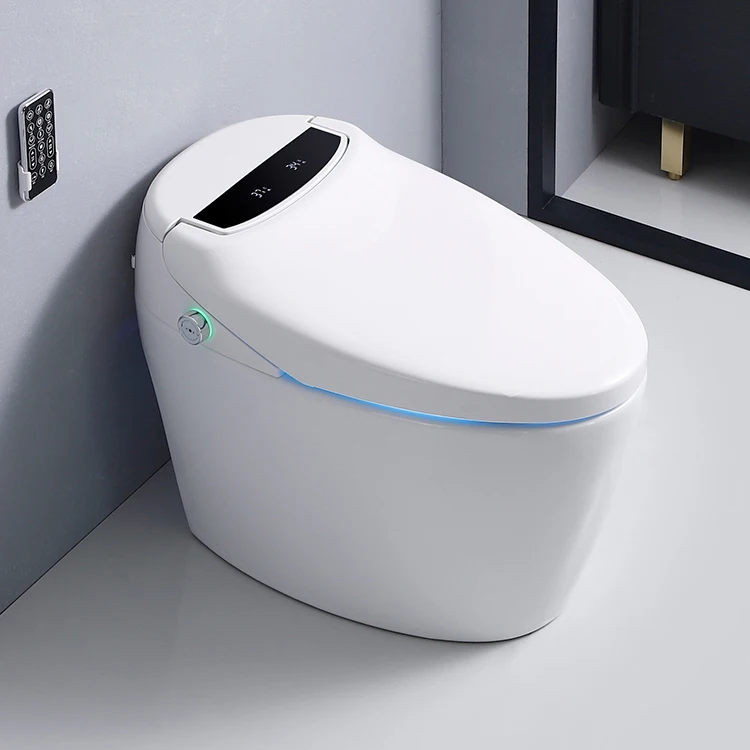 Modern Style Full Function One Piece Water Closet Automatic Toilet Bowl Ceramic Smart Intelligent Wc Toilet with Bidet
Modern Style Full Function One Piece Water Closet Automatic Toilet Bowl Ceramic Smart Intelligent Wc Toilet with Bidet