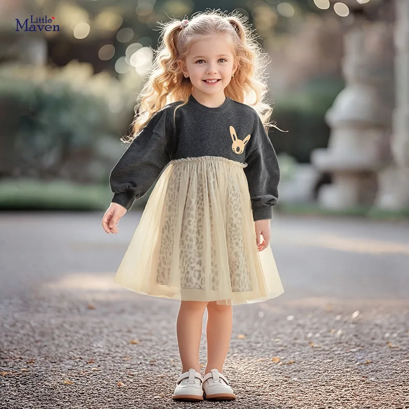 Wind Girl's Dress Autumn Mesh Children's Skirt Cute Baby Dress
Wind Girl's Dress Autumn Mesh Children's Skirt Cute Baby Dress