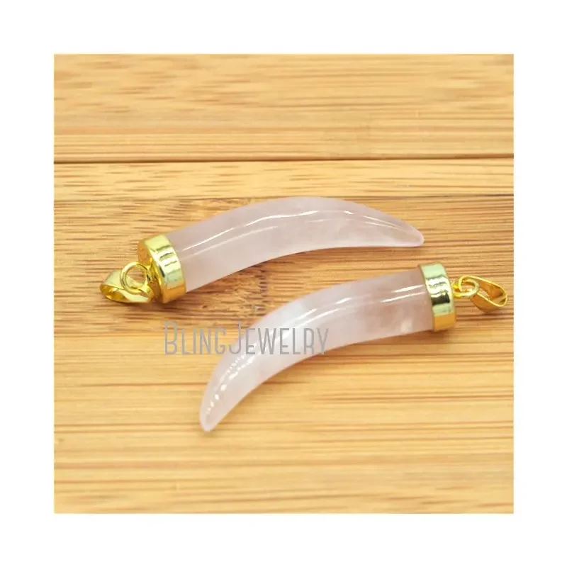 10pcs Rose Quartz Horn Tusk Pendant Pink Healing Crystal Reki Women Jewelry Love Talisman Spiritual Chakra Charm
10pcs Rose Quartz Horn Tusk Pendant Pink Healing Crystal Reki Women Jewelry Love Talisman Spiritual Chakra Charm