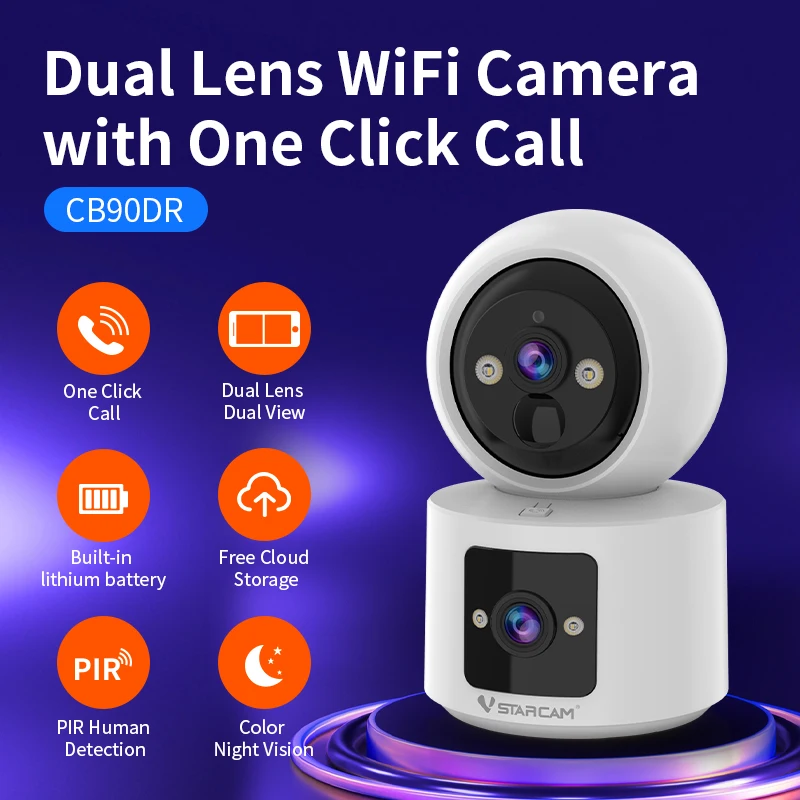 Vstarcam O-Kam APP 4MP двойной объектив полноцветная беспроводная PTZ IP купольная камера AI обнаружение гуманоидов домашняя безопасность CCTV радионяня
Vstarcam O-Kam APP 4MP двойной объектив полноцветная беспроводная PTZ IP купольная камера AI обнаружение гуманоидов домашняя безопасность CCTV радионяня