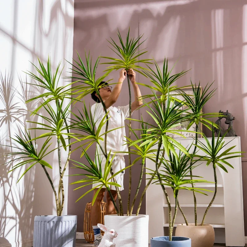 Tree Simulation Plant Dracaena Marginata Agave Indoor Bionic Green Plant Fake Trees Landscaping Decorations
Tree Simulation Plant Dracaena Marginata Agave Indoor Bionic Green Plant Fake Trees Landscaping Decorations