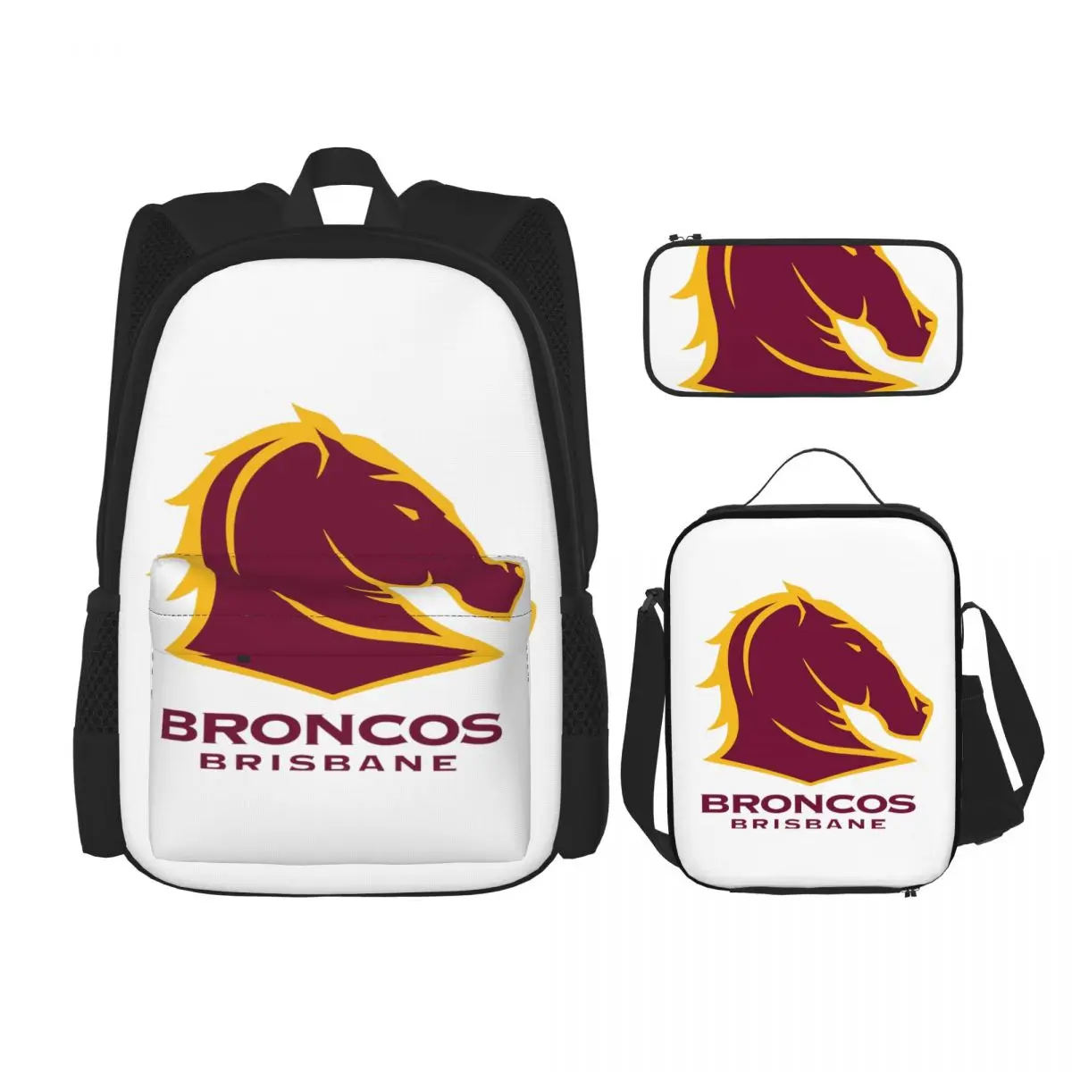 Broncos-Brisbane City Backpacks Boys Girls Bookbag Students School Bags Cartoon Kids Rucksack Lunch Bag Pen Bag Three-Piece Set
Broncos-Brisbane City Backpacks Boys Girls Bookbag Students School Bags Cartoon Kids Rucksack Lunch Bag Pen Bag Three-Piece Set
