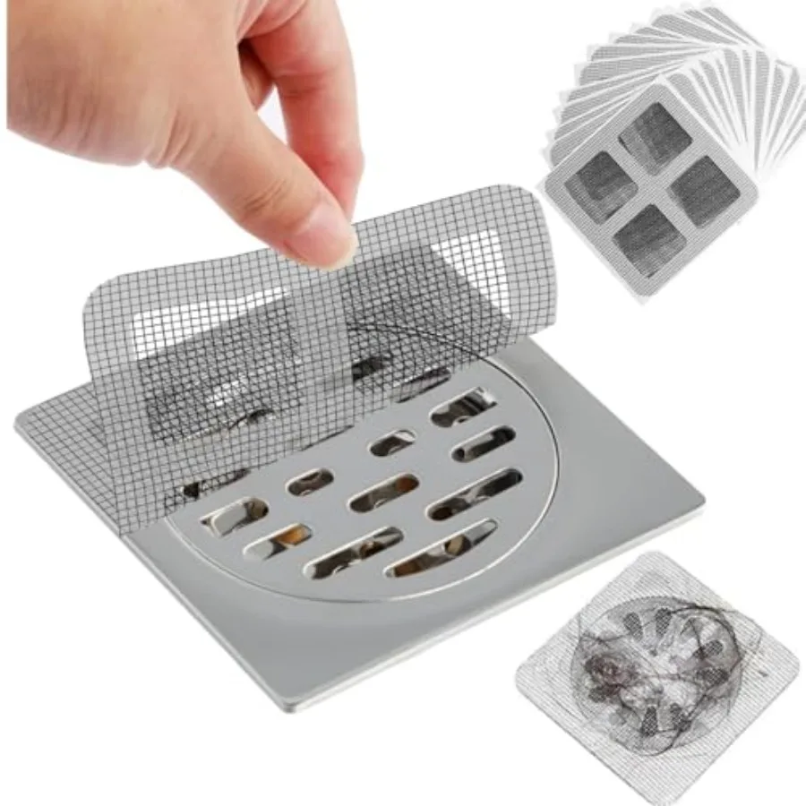 100PCS Disposable Shower Drain Hair Catcher - 4 Inch Hair Catcher Shower Drain - Drain Cover Mesh Stickers for Human and Pet Ha
100PCS Disposable Shower Drain Hair Catcher - 4 Inch Hair Catcher Shower Drain - Drain Cover Mesh Stickers for Human and Pet Ha