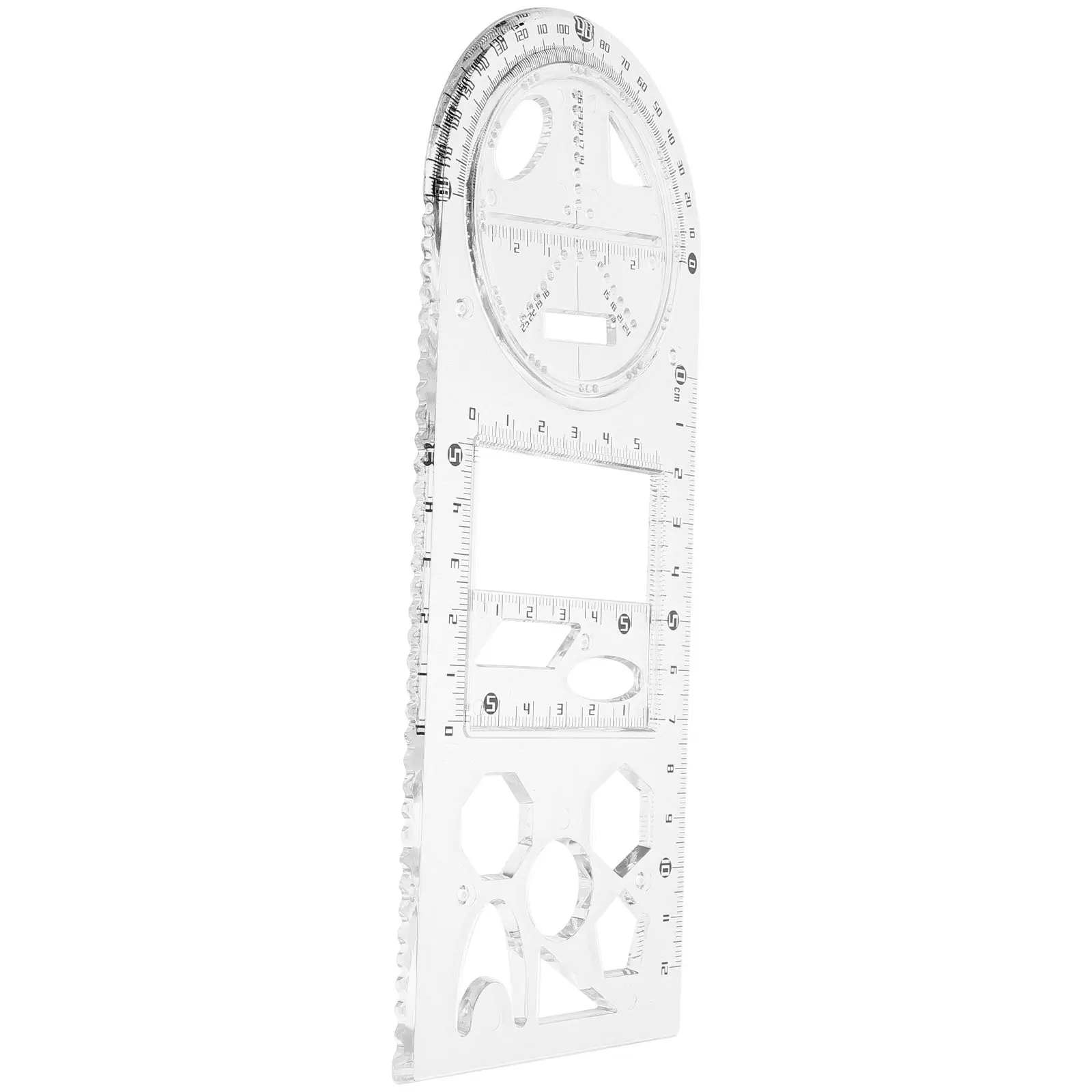 Drawing Template Plastic Ruler Multi-Functional for Students Architecture Engineering Drafting Design Stencil Drawing Tools
Drawing Template Plastic Ruler Multi-Functional for Students Architecture Engineering Drafting Design Stencil Drawing Tools