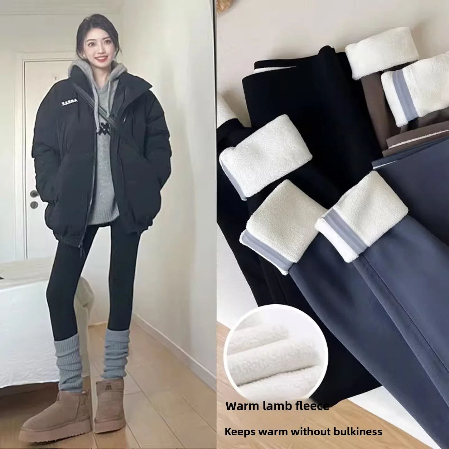 Женские брюки-ковчеки на подкладке с высокой талией, узкие брюки для йоги, теплые хлопковые брюки, осенне-зимние брюки с девятью точками
Женские брюки-ковчеки на подкладке с высокой талией, узкие брюки для йоги, теплые хлопковые брюки, осенне-зимние брюки с девятью точками