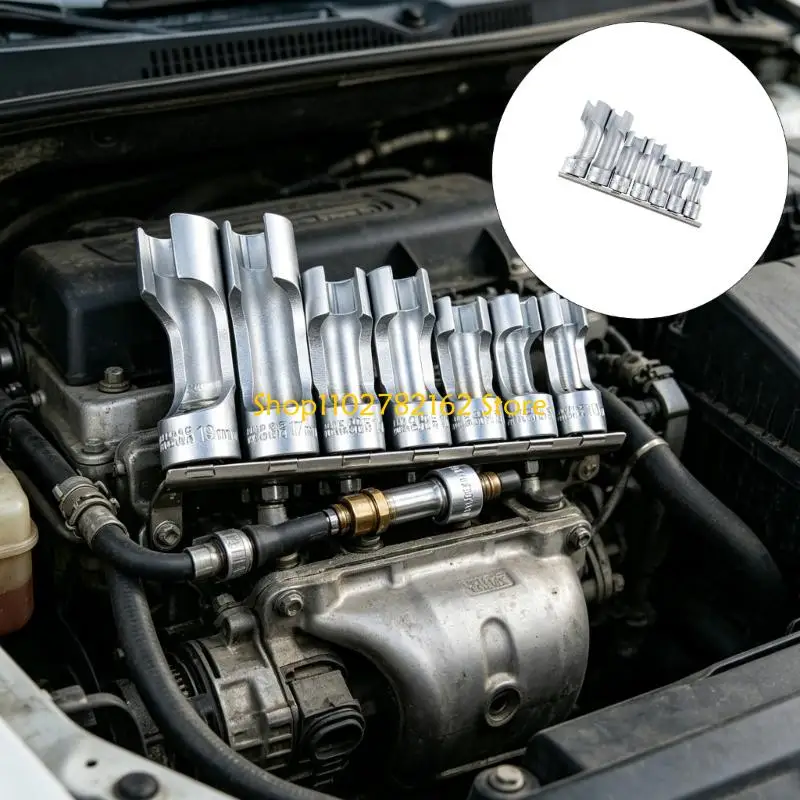 547B Professional Heavy Duty 7Pcs Automotive Oxygen Sensors And Fuels Injections Socket Wrenches Oil Pipe Disassembly Sleeve Set
547B Professional Heavy Duty 7Pcs Automotive Oxygen Sensors And Fuels Injections Socket Wrenches Oil Pipe Disassembly Sleeve Set