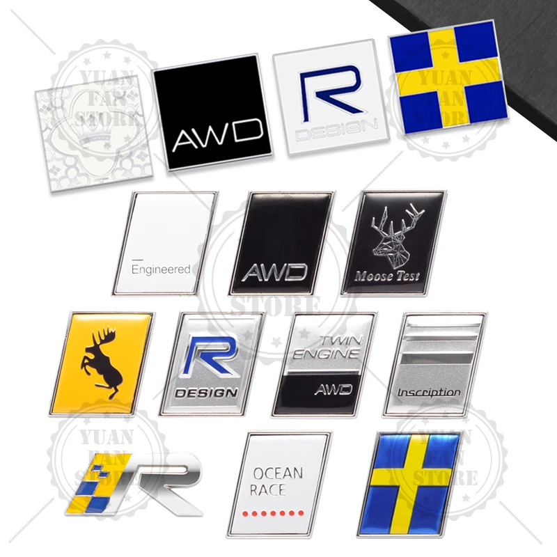 Moose Test R Design Sweden Flag Emblem Car Styling 3D Sticker Metal Logo Badge For Volvo V40 V50 V90 V70 XC40 XC60 XC90 V60 S40
Moose Test R Design Sweden Flag Emblem Car Styling 3D Sticker Metal Logo Badge For Volvo V40 V50 V90 V70 XC40 XC60 XC90 V60 S40