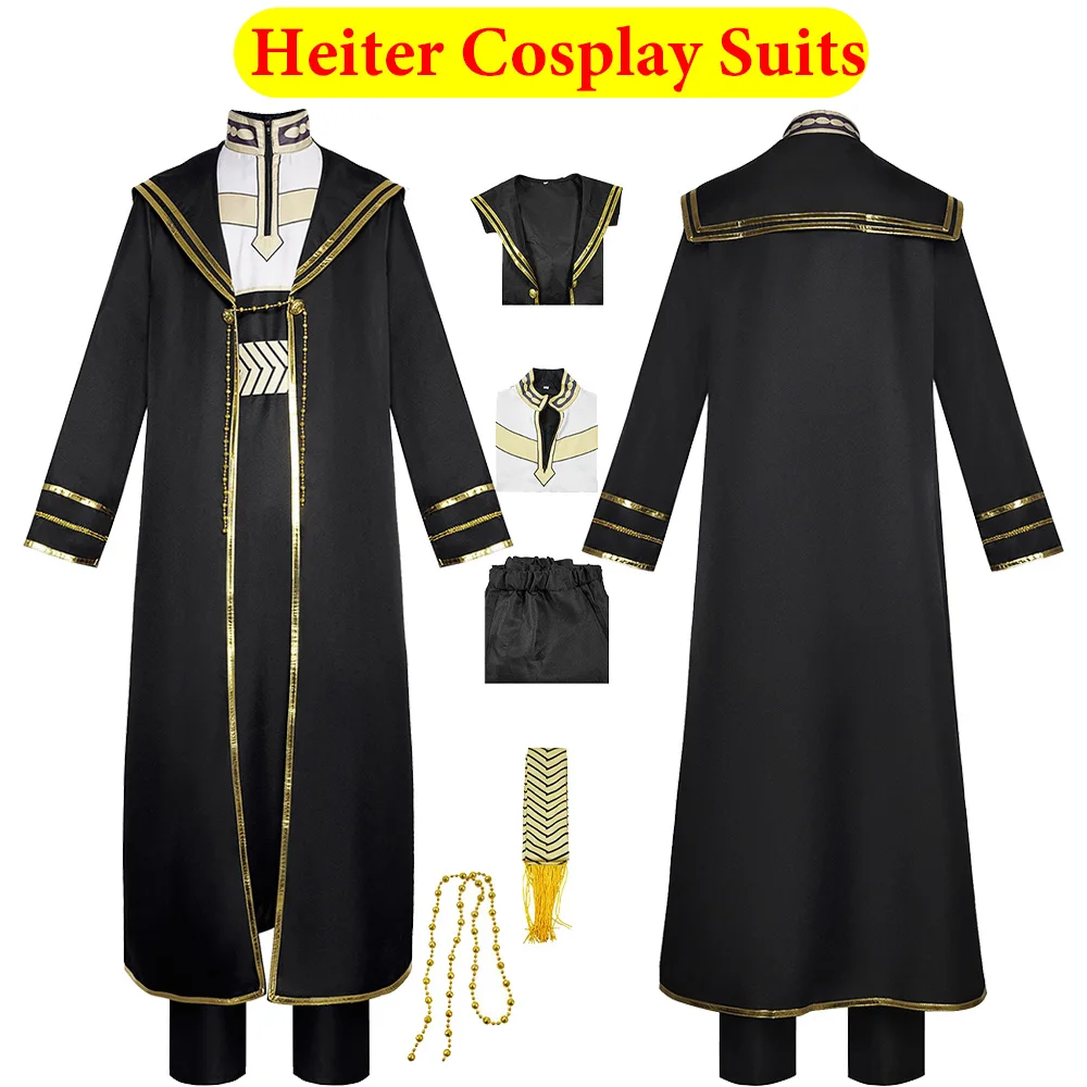 Heiter Cosplay Costume Anime Sousou no Frieren Roleplay Shirt Coat Pants Men Chain Clothing Male Outfits Halloween Carnival Suit
Heiter Cosplay Costume Anime Sousou no Frieren Roleplay Shirt Coat Pants Men Chain Clothing Male Outfits Halloween Carnival Suit