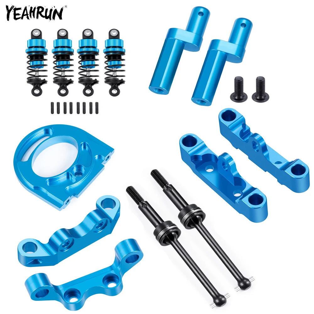 YEAHRUN Metal Upgrade Parts Kit Front Rear Arm Shock Absorber Steering Cup Drive Shaft CVD for Tamiya TT02 1/10 RC Car
YEAHRUN Metal Upgrade Parts Kit Front Rear Arm Shock Absorber Steering Cup Drive Shaft CVD for Tamiya TT02 1/10 RC Car