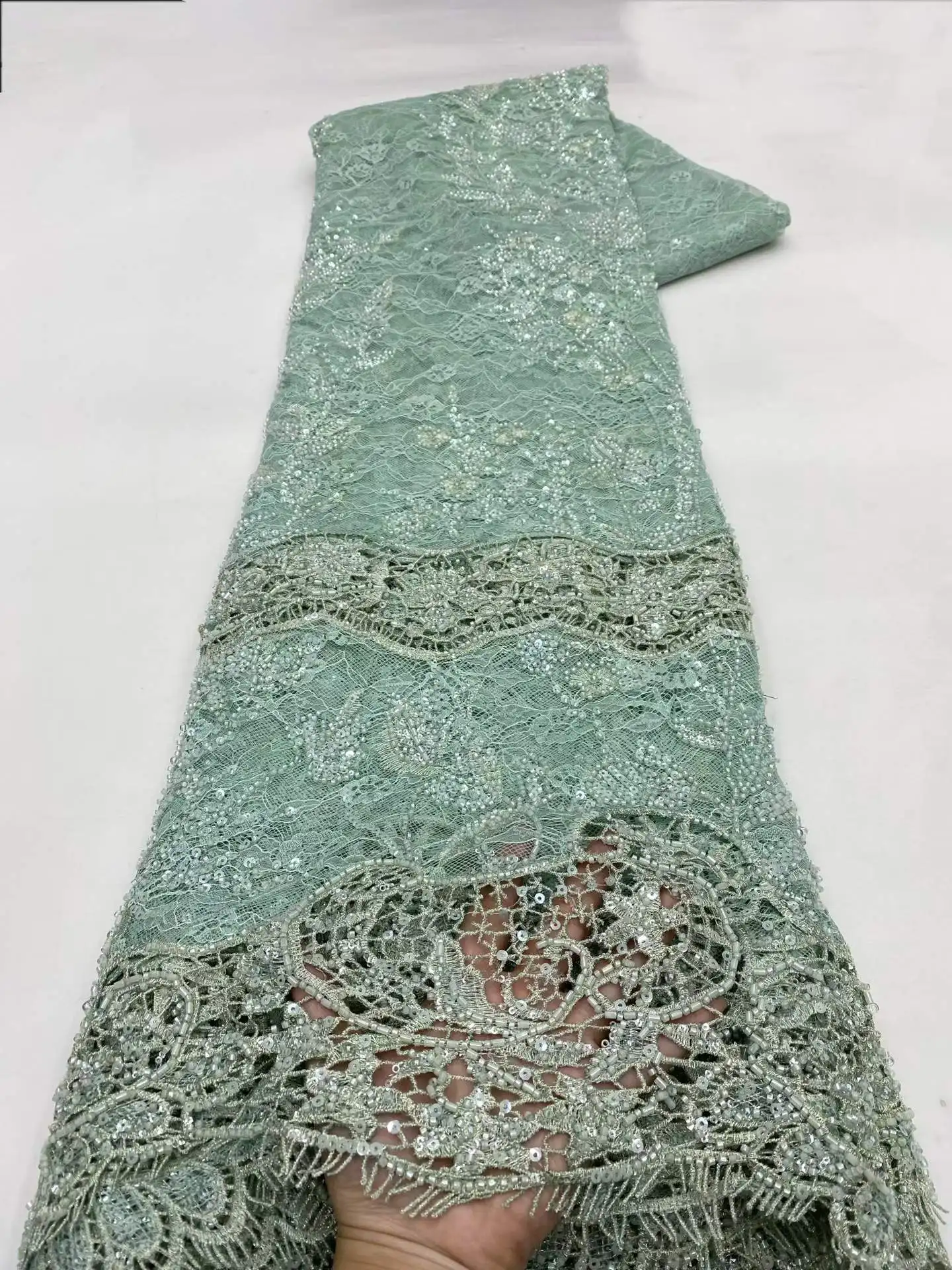 5Y High End African French Luxury Sequins Tulle Lace High Quality Embroidery Sequins Lace Groom Fabric For Evening Party Dress
5Y High End African French Luxury Sequins Tulle Lace High Quality Embroidery Sequins Lace Groom Fabric For Evening Party Dress