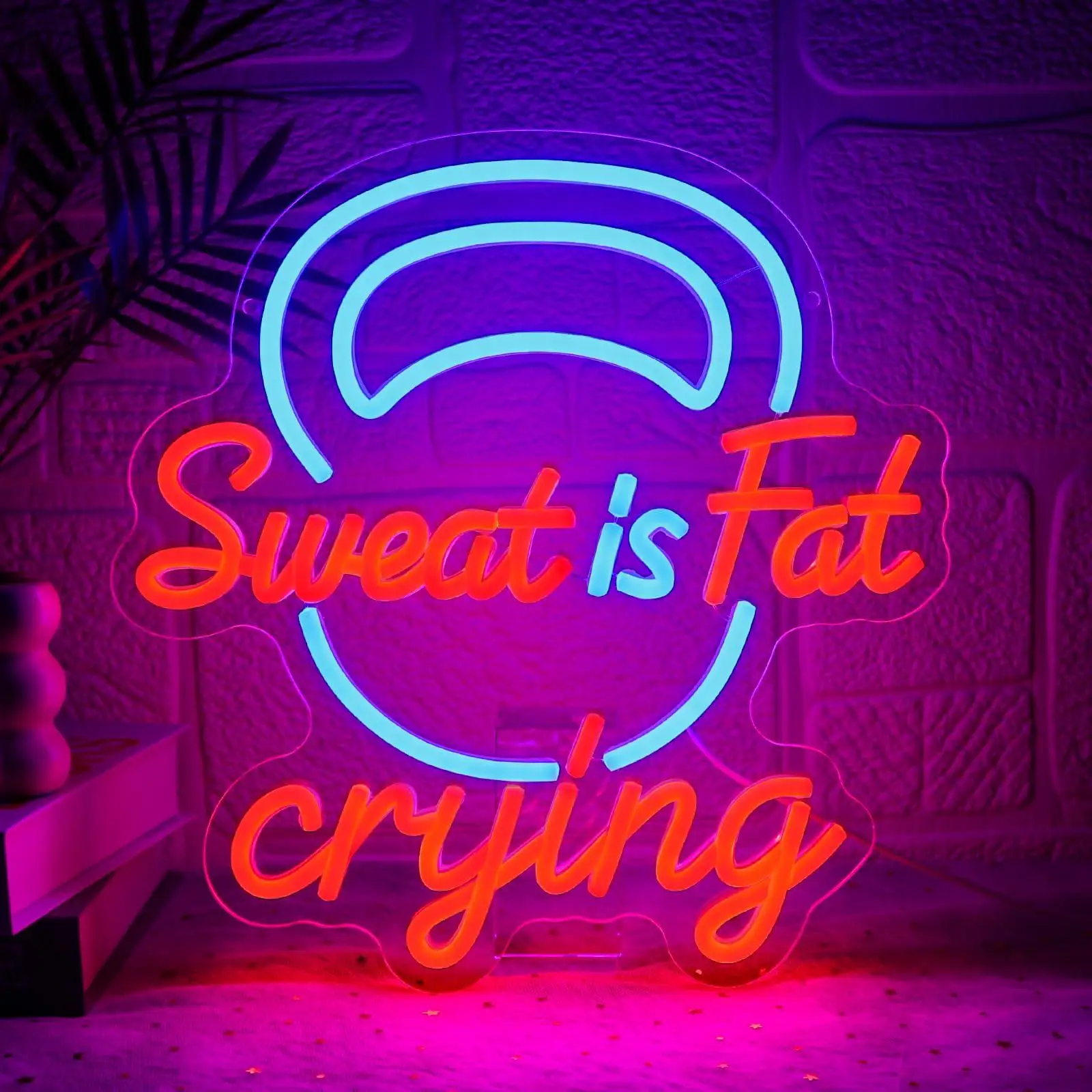 Sweat Is Fat Crying Неоновая вывеска для декора стен Диммируемая вывеска для спортзала для фитнес-зала Тренировочная комната Гараж Человек Пещера Клубный декор для вечеринки
Sweat Is Fat Crying Неоновая вывеска для декора стен Диммируемая вывеска для спортзала для фитнес-зала Тренировочная комната Гараж Человек Пещера Клубный декор для вечеринки