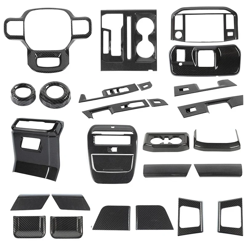 For Ford Raptor F150 2021-2025 ABS Carbon Fiber Car Dashboard Navigation Gear Shift Water Cup Door Panel Air Conditioning Cover
For Ford Raptor F150 2021-2025 ABS Carbon Fiber Car Dashboard Navigation Gear Shift Water Cup Door Panel Air Conditioning Cover