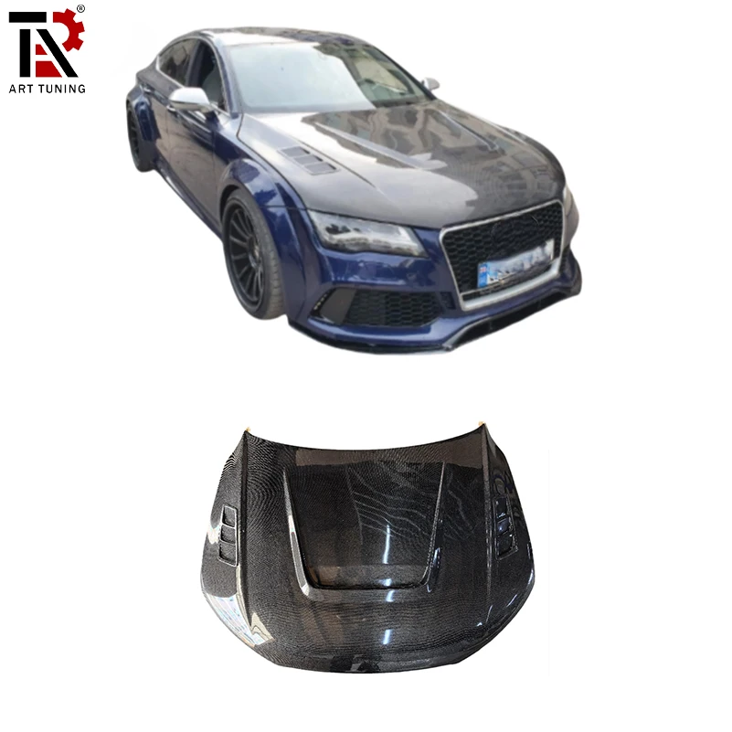 For Audi A7 2012-2019 Carbon Fiber Vented Hood / Bonnet - Real Carbon Fiber Hood With Vents, For Sportback S7 RS7 Models
For Audi A7 2012-2019 Carbon Fiber Vented Hood / Bonnet - Real Carbon Fiber Hood With Vents, For Sportback S7 RS7 Models