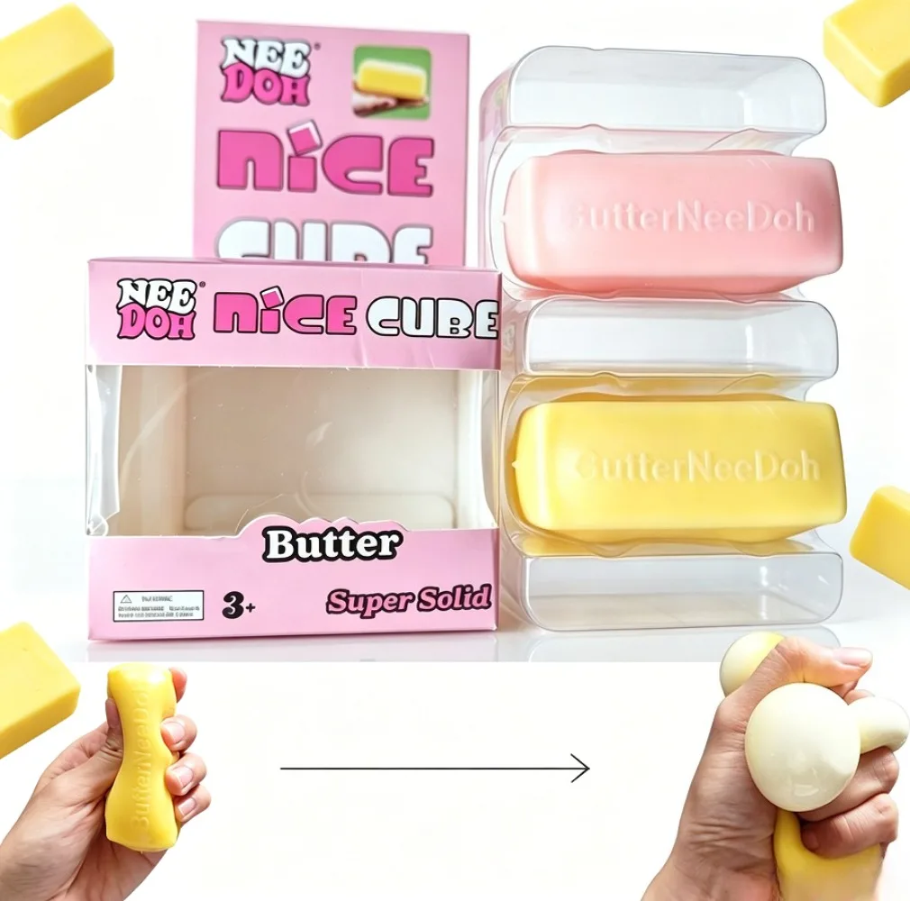 New Hot NeeDoh Butter Stick Squishy Toy Slow Rising Soft Squeeze Fidget Stress & Anxiety Relief Desktop Decompression Toy
New Hot NeeDoh Butter Stick Squishy Toy Slow Rising Soft Squeeze Fidget Stress & Anxiety Relief Desktop Decompression Toy