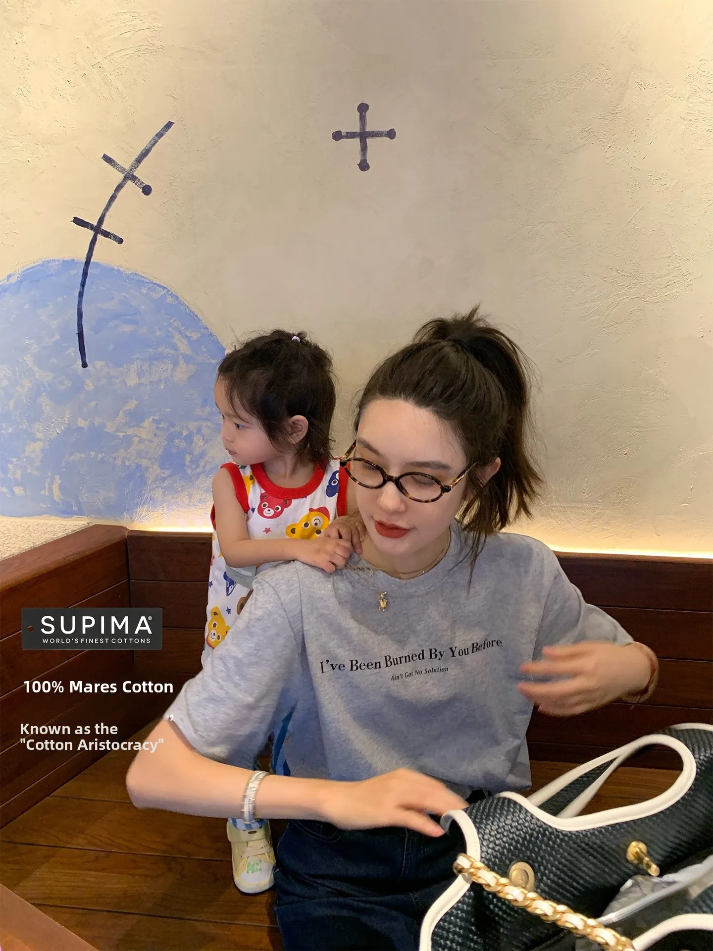 Soft Cotton Letter Print T-irt round Ne ort Sve Loose Fit Summer Top for Women by Zhang Da 00% Pure Cotton
Soft Cotton Letter Print T-irt round Ne ort Sve Loose Fit Summer Top for Women by Zhang Da 00% Pure Cotton