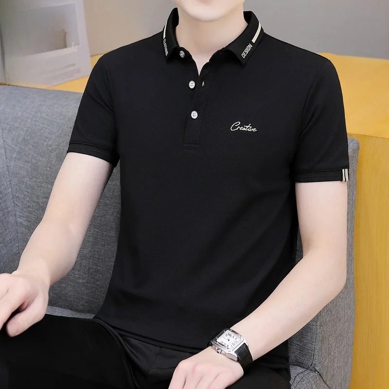 Мужская футболка с коротким рукавом, повседневная, модная, летняя новинка, из хлопково-полиэстеровой смеси, с защитой от сминания.
Мужская футболка с коротким рукавом, повседневная, модная, летняя новинка, из хлопково-полиэстеровой смеси, с защитой от сминания.