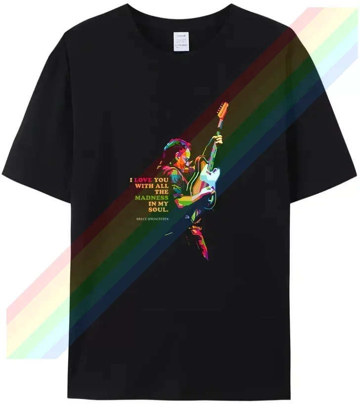 TEW Men's T-shirt bruce springsteen and e street band letter print women's popular I LOVE YOU WITH ALL THE MADNESS IN MY SOUL
TEW Men's T-shirt bruce springsteen and e street band letter print women's popular I LOVE YOU WITH ALL THE MADNESS IN MY SOUL
