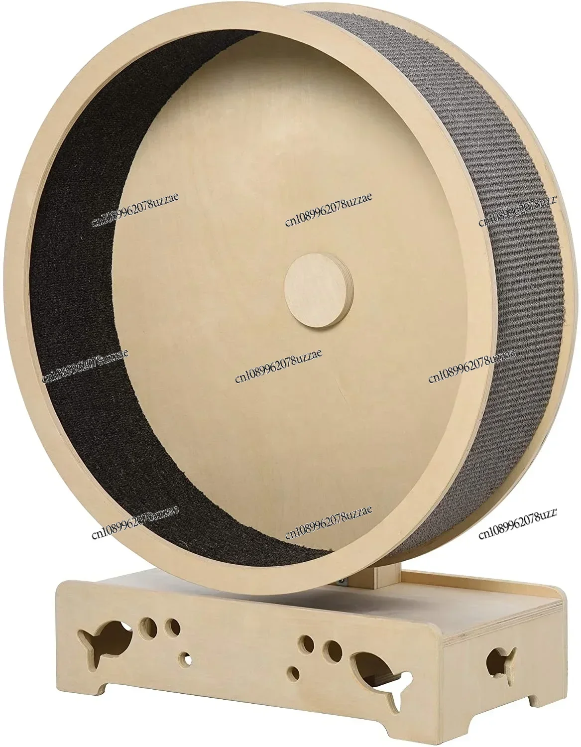 Wheel Style Cat Tree with Carpet Runway Wooden Sisal-Covered Cat Tower Condo Cat Treadmill
Wheel Style Cat Tree with Carpet Runway Wooden Sisal-Covered Cat Tower Condo Cat Treadmill