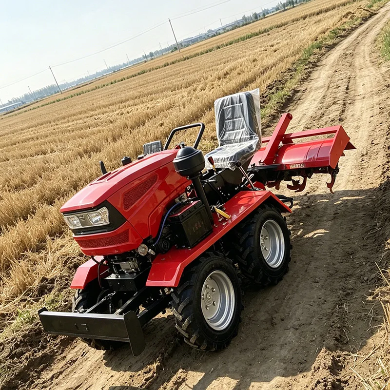 Customized 4‑Wheel Drive High‑Power Wheel‑Type Tractor, Four‑Wheel Deep‑Tillage Rotary Tiller, Upgraded Cultivator
Customized 4‑Wheel Drive High‑Power Wheel‑Type Tractor, Four‑Wheel Deep‑Tillage Rotary Tiller, Upgraded Cultivator