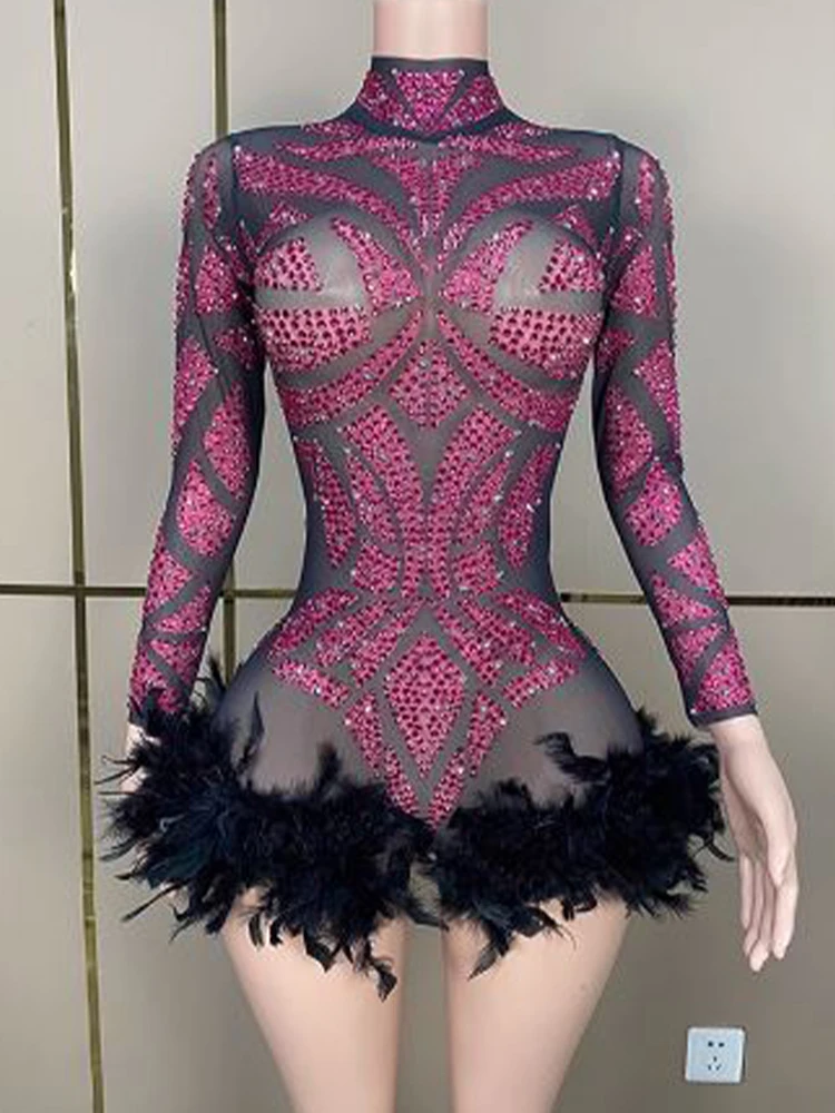 High Quality Hot Diamond Feather Elastic Jumpsuit 2024 New Fashion Customized Women'S Clothing
High Quality Hot Diamond Feather Elastic Jumpsuit 2024 New Fashion Customized Women'S Clothing